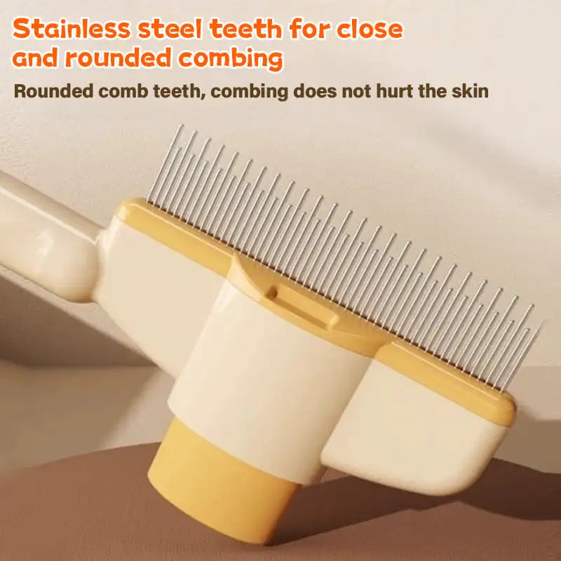 Self-Cleaning Pet Flea Comb Grooming Brush Washable Cat Hair Comb Knot Removal Floating Hair Cleaning Brushes
