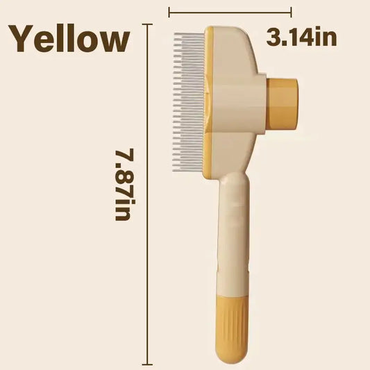 Self-Cleaning Pet Flea Comb Grooming Brush Washable Cat Hair Comb Knot Removal Floating Hair Cleaning Brushes