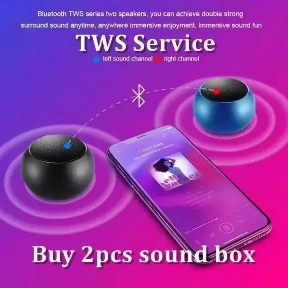 M3 Flash Wireless Bluetooth Speaker Portable Small Steel Gun Metal Heavy Subwoofer Outdoor Mini Bluetooth Small Speaker